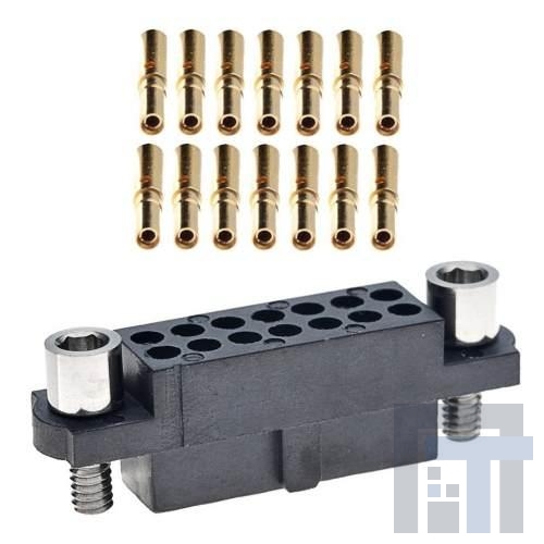 M80-4E12042F2 Проводные клеммы и зажимы 10+10 WAY ES/BORE FEMALE CRIMP HEX