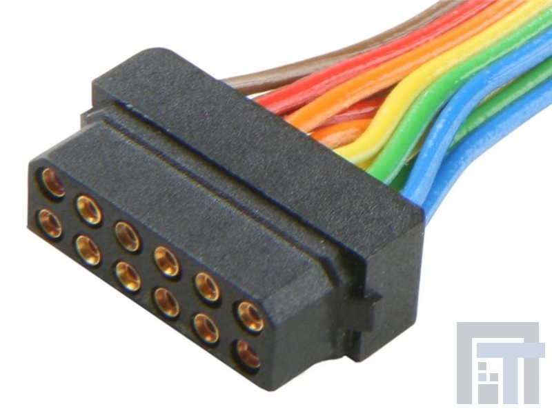 M80-8880405 Проводные клеммы и зажимы 2+2 POS DIL FEMALE 24-28 AWG