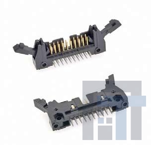 N3408-1003RB Проводные клеммы и зажимы 16P RA SOLDER TAIL NO LATCH/EJECTOR