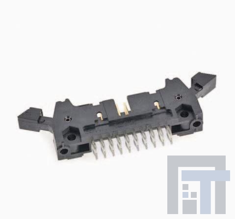 N3408-630T02RB Проводные клеммы и зажимы 16P 4WALL HDR STRT LNG LATCH