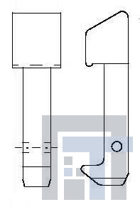 N3505-22 Проводные клеммы и зажимы EJECTOR LATCH SHORT HIGH TEMP