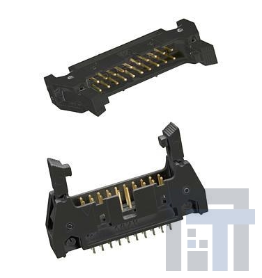 N3764-63K2RB Проводные клеммы и зажимы 64P STRT SOLDER TAIL LATCH/EJECTOR