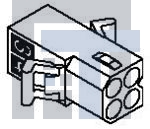 03-06-1043 Разъемы "штырь/гнездо" 4 CIRCUIT RECEPTACLE