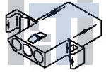 03-09-1031 Разъемы "штырь/гнездо" 3 CIRCUIT RECEPTACLE