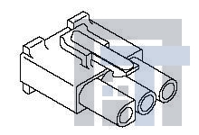 03-09-1161 Разъемы "штырь/гнездо" 093 Housing Recept +Lock 2Ckt