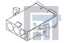 03-09-2161 Разъемы "штырь/гнездо" 093 Housing Plug Ears 2Ckt