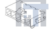 1-1445101-0 Разъемы "штырь/гнездо" MICRO MNL HDR ASSY