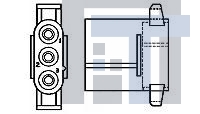 1-163037-0 Разъемы "штырь/гнездо" 03P PIN HSG.