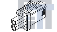 1-172165-6 Разъемы "штырь/гнездо" PLUG 2P MINI BLUE