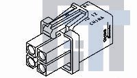 1-172339-2 Разъемы "штырь/гнездо" PLUG 6P MINI RED