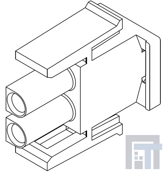 1-350777-1 Разъемы "штырь/гнездо" 02P UMNL V0 PLUG H SG BROWN