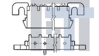 1-350942-0 Разъемы "штырь/гнездо" 2 POS STD RT ANGLE