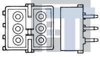 1-380991-0 Разъемы "штырь/гнездо" CONN PCM 10 POS TIN