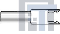 1-480350-0 Разъемы "штырь/гнездо" 1 CKT PIN HOUSING