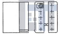 1-480390-1 Разъемы "штырь/гнездо" 05P CMNL PLUG M/M BLK HT