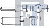 1-66253-0 Разъемы "штырь/гнездо" MALE CONTACT ASSM (STRIP)