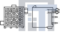 1-770186-0 Разъемы "штырь/гнездо" HEADER 12 POS TIN MATRIX