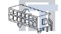 1-794619-0 Разъемы "штырь/гнездо" 10POS MICRO MNL ASSY R/A,HDR