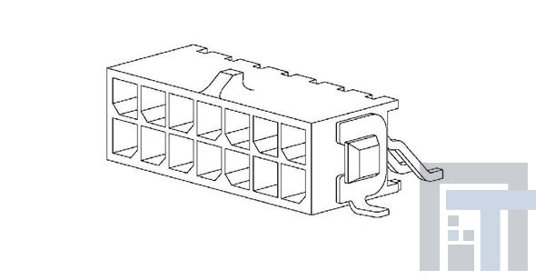 1-794627-2 Разъемы "штырь/гнездо" HDR ASSY 12P TIN R/A SMT