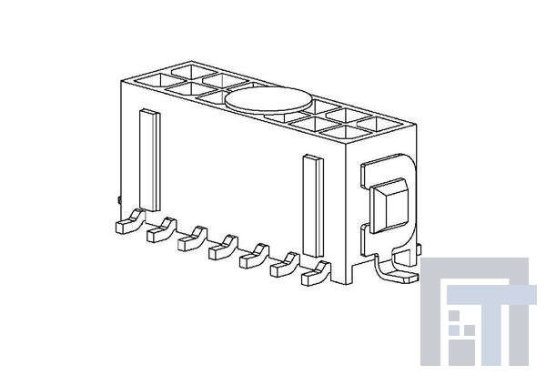 1-794638-0 Разъемы "штырь/гнездо" HDR ASSY 10 POS 30AU VERT SMT