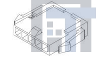 1445048-5 Разъемы "штырь/гнездо" PLUG SNGL PNL MNT 5P
