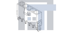 1445051-5 Разъемы "штырь/гнездо" MICRO MNL HDR ASSY SINGLE ROW