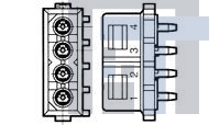 1586542-1 Разъемы "штырь/гнездо" 04P CMNL SOK HDR ASSY LF