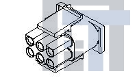 1586846-1 Разъемы "штырь/гнездо" 06P UMNL PLUG HSG NATL, GW