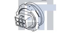 1604210-1 Разъемы "штырь/гнездо" 6P BULKHEAD CONN SEALED