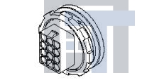 1604941-1 Разъемы "штырь/гнездо" 12P BULKHEAD CONN SEALED