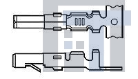 163300-6-(MOUSER-REEL) Разъемы "штырь/гнездо" PIN PRE-TIN Reel of 1000