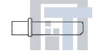 171156-1 Разъемы "штырь/гнездо" 0.093 DIA PIN REC 1P