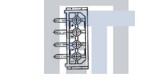 172294-1 Разъемы "штырь/гнездо" 4 POS HDR IN LINE