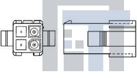 172331-1 Разъемы "штырь/гнездо" CAP HOUSING 6P