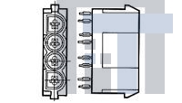 173924-1 Разъемы "штырь/гнездо" 2 P ACTION PIN UMNL