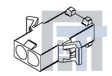 19-09-2027 Разъемы "штырь/гнездо" 2.36MM 2P HSG PNL MT PN/SKT HSG W/POS LCH