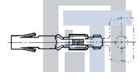 203802-1 Разъемы "штырь/гнездо" CONTACT ASSY SOCKET