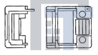 316454-1 Разъемы "штырь/гнездо" M-U-M-N-L PLUG CABLE CLAMP