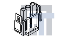 36643-0003 Разъемы "штырь/гнездо" PLUG HOUSING 3P GLOW WIRE