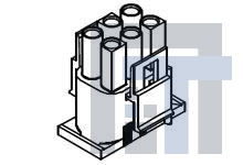 36643-0005 Разъемы "штырь/гнездо" PLUG HOUSING 6 CKT GLOW WIRE APPL