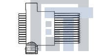 4-205509-7 Разъемы "штырь/гнездо" AUTOWIRE KIT,20 POS 25X25 LF