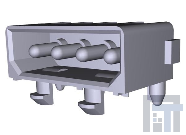 641737-1 Разъемы "штырь/гнездо" 4 PIN HDR R/A