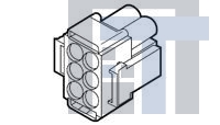 770037-1 Разъемы "штырь/гнездо" PLUG HOUSE. 6POS.