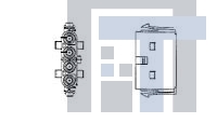 794118-1 Разъемы "штырь/гнездо" 04P 0.156 MNL CAP PANEL MOUNT
