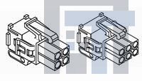 794188-1 Разъемы "штырь/гнездо" PLUG HOUSE 4P