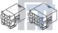 794195-1 Разъемы "штырь/гнездо" CONN CAP 9 POS