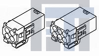 794242-1 Разъемы "штырь/гнездо" 04P MINI UMNL2 CAP HSG UL94V2