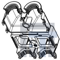 0528-002-6005 Автомобильные разъемы DRC 90 DEG BACKSHELL