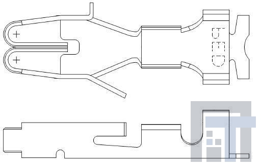 08911640 Автомобильные разъемы TERM P/C I 40AMPS TIN