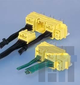 08CIT-B-1A Автомобильные разъемы 8P CIT Female Connector Yellow